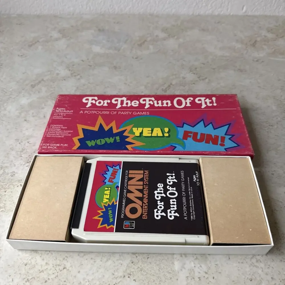 For The Fun Of It for Omni Entertainment System Milton Bradley 1980